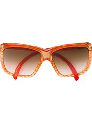 солнцезащитные очки с массивной оправой Christian Dior Vintage