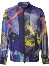 куртка-бомбер с абстрактным принтом Y-3