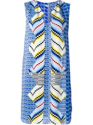 платье в диагональную полоску Kenzo