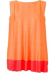 топ с оборками и ребристой отделкой Pleats Please By Issey Miyake