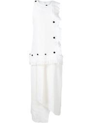 асимметричное тканое платье Proenza Schouler