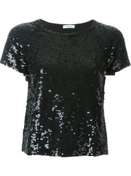 футболка с пайетками P.A.R.O.S.H.