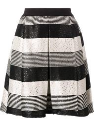 полосатая юбка с пайетками Pt01