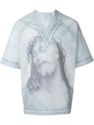 футболка с изображением Христа Givenchy