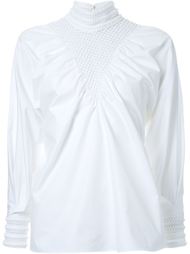 блузка с присборенными у манжет рукавами Fendi