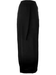 длинная юбка с разрезом сбоку Ann Demeulemeester