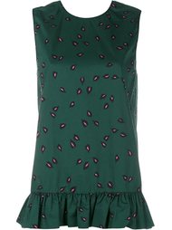 топ с расклешенным подолом Marni