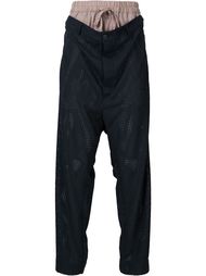 перфорированные брюки 'Builder' Vivienne Westwood Man