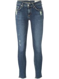 укороченные джинсы с потертой отделкой Rag &amp; Bone