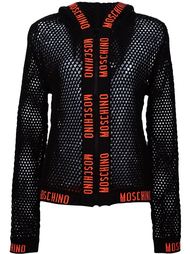 толстовка на молнии с капюшоном  Moschino