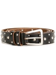 ремень с заклепками Saint Laurent