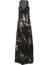 декорированное длинное платье  Roberto Cavalli