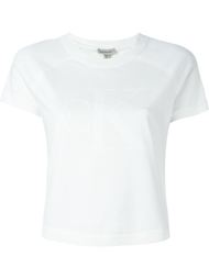 укороченная футболка с принтом логотипа Calvin Klein Jeans