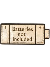 стикер 'Batteries Not Included' Anya Hindmarch