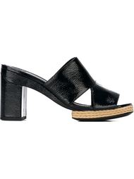 мюли на массивном каблуке  Tory Burch