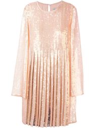 плиссированное платье с пайетками Emilio Pucci