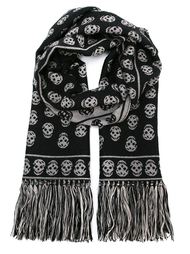 трикотажный шарф 'Skull'  Alexander McQueen