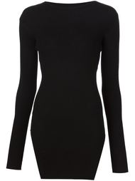 свитер ребристой вязки Helmut Lang