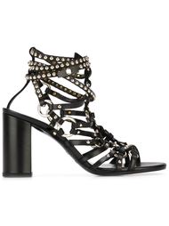 декорированные босоножки  Balmain