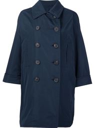 объемное двубортное пальто Brunello Cucinelli