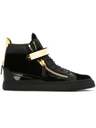 хайтопы с молниями по бокам Giuseppe Zanotti Design