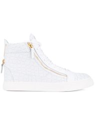 хайтопы с эффектом крокодиловой кожи Giuseppe Zanotti Design