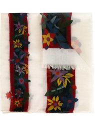 шарф с цветочным принтом  Chanel Vintage
