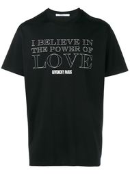 футболка с принтом 'Power of Love' Givenchy