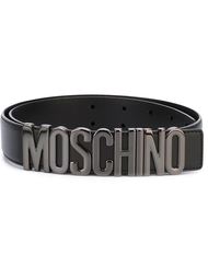 ремень с бляшкой-логотипом Moschino