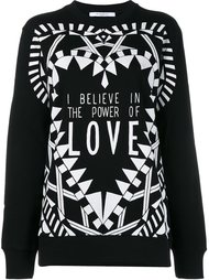 толстовка 'I Believe In The Power Of Love' Givenchy