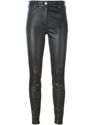 кожаные брюки скинни Givenchy