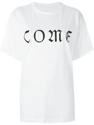 футболка с принтом 'Come' Mm6 Maison Margiela