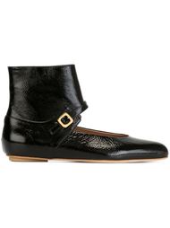 сапоги по щиколотку с вырезной деталью Marni