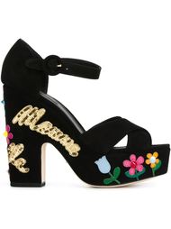 декорированные босоножки на платформе Dolce &amp; Gabbana