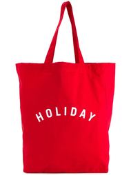 сумка-тоут с принтом-логотипом Holiday