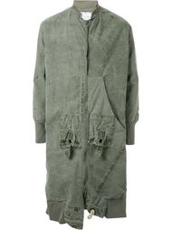 удлиненный жакет в стиле милитари Greg Lauren