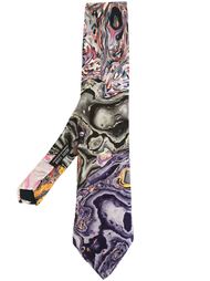 галстук с абстрактным принтом Yohji Yamamoto Vintage