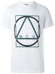 футболка с геометрическим принтом McQ Alexander McQueen