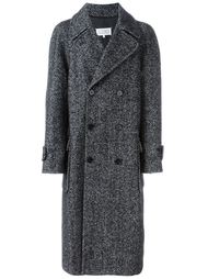 пальто с узором "елочкой" Maison Margiela