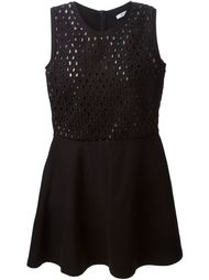 платье с перфорированным верхом Carven