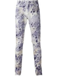 джинсы с пятнистым узором Maison Margiela