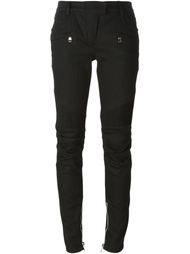 байкерские джинсы кроя скинни Balmain