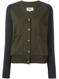 кардиган с V-образным вырезом Mm6 Maison Margiela