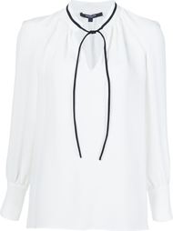 блузка с завязками на горловине Derek Lam