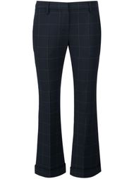 укороченные брюки в клетку Brunello Cucinelli