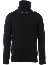 свитер с отделкой молнией  Givenchy