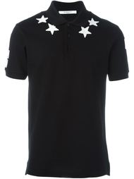 футболка-поло с вышивкой Givenchy