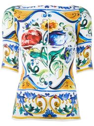 блузка с принтом  Dolce &amp; Gabbana