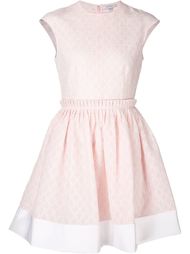 расклешенное платье с контрастным подолом Carven