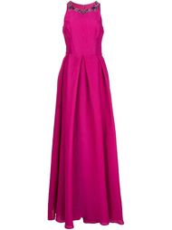 декорированное платье  Marchesa Notte